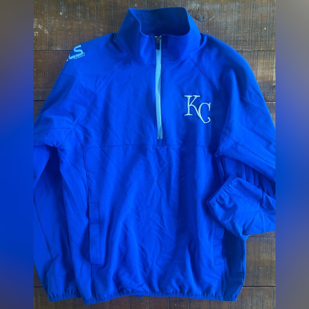 Kansas City‎ KC Royals 1/4 Zip Pullover Stretch Medium